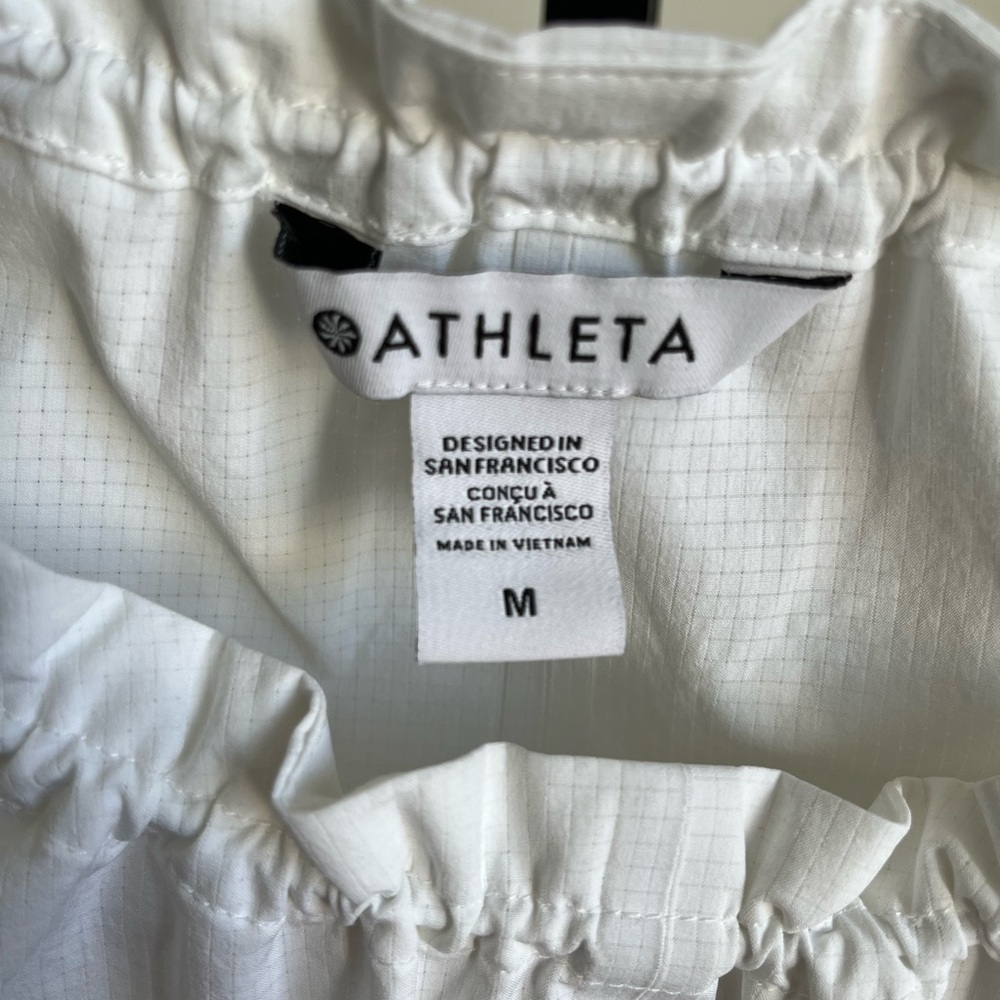 Athleta Boundless Tank Top White Medium Women’s Athletic Workout Yoga Running - Picture 5 of 9